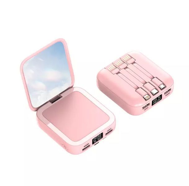 Новинка 2023. Power bank 10Ah мобільна зарядка на 10000 mA. Зарядка із дзеркалом 1683786795 фото