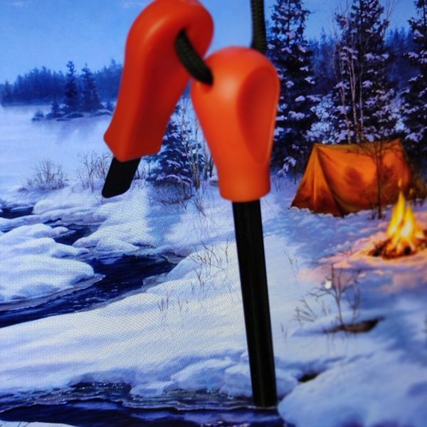 Огниво Кресало Pro Fire для выживания. Не боится воды и снега. Вечная зажигалка. 1354484419 фото