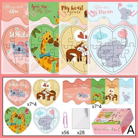 Розвиваючі дитячі пазли Kids Animal Puzzles мультяшні тварини розвиток дитини Puzzles-4 фото