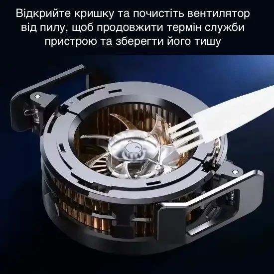 Кулер активного охлаждения для телефона MEMO CX08 охладитель для смартфона 15Вт портативный вентилятор KYLERCX08 фото