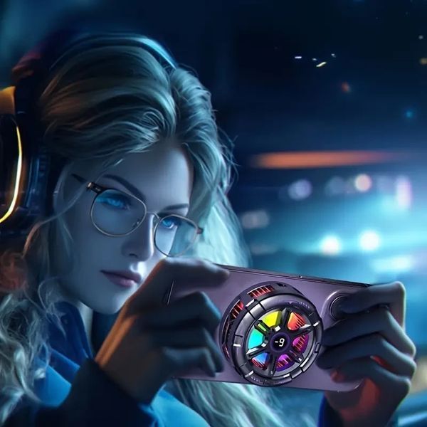 Кулер активного охлаждения для телефона Guangdong K21 охладитель для смартфона портативный вентилятор KYLERK21 фото
