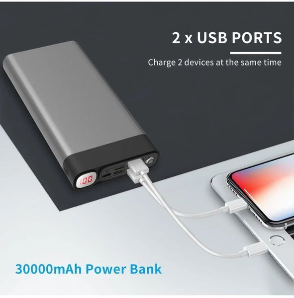 Power bank ELEFULL 30Ah. Портативна зарядка Повербанк на 30000mА. X0018 фото