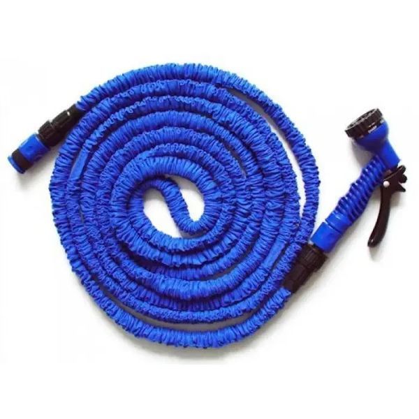 Шланг поливочный садовый MAGIC HOSE 45м шланг для полива растягивающийся Синий SHLANG45150 фото