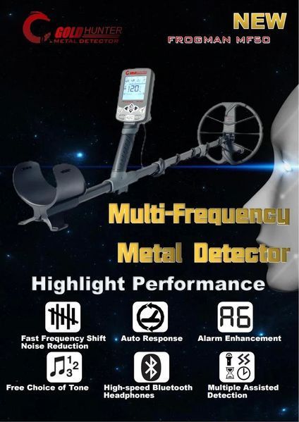 Металлоискатель frogman mf50 многочастотный подводный детектор металлов mf50 фото