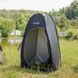 Туристическая палатка для душа и туалета 120х190см CAMPING кемпинговая палатка для переодевания автомат Черный LU-015DGR фото 3
