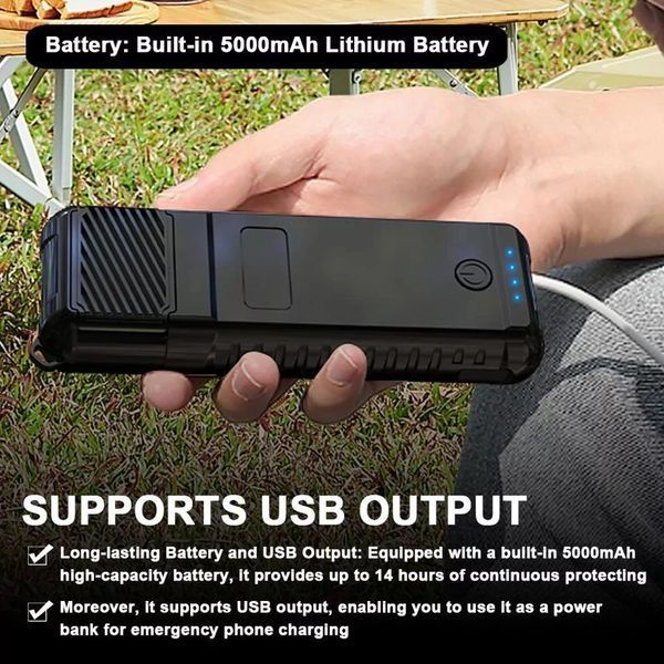 Репеллент с USB питанием для кемпинга электрическая защита от насекомых портативный отпугиватель комаров klkf+1 фото