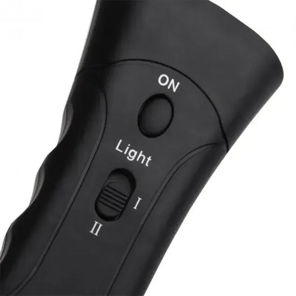 Відлякувач собак ультразвуковий Super Ultrasonic LESKO MT-651 BLACK з ліхтариком і функцією тренування 25879 фото