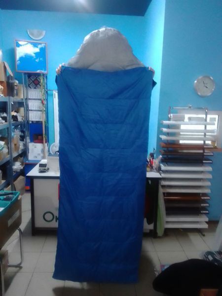 Спальний мішок з капюшоном 220х80 см похідний спальник утеплений туристичний spal_t фото